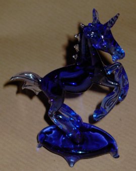 Unicorn in blue